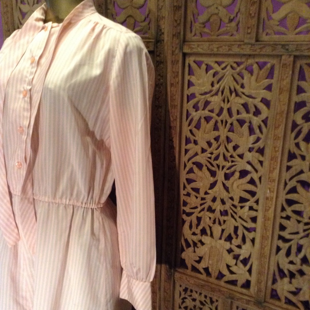 🌹 PRETTY PINK VINTAGE DRESS🌹 - Picture 3 of 4